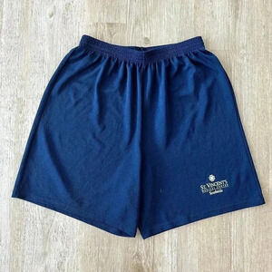 Unisex Blue Athletic Shorts - M